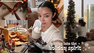 Thumbnail: THE COZIEST HOLIDAY VLOG | decorating my first apartment | christmas shopping | gift ideas | baking