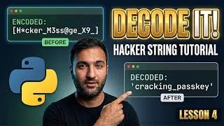 Thumbnail: Learn Python Strings by Decoding a Hacker Message