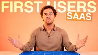Thumbnail: How I’d Get My First Paying SaaS Users in 2026 (Step by Step)