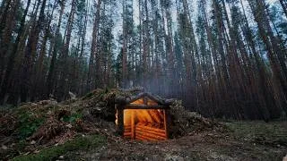 Thumbnail: Man Abandons Civilization to Build a Survival Shelter in the Wild