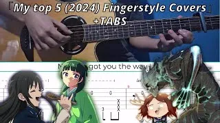 Thumbnail: My Top 5 (2024) Fingerstyle Guitar Covers (WITH TABS)