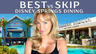 Thumbnail: ✨ Top 7 Disney Springs Restaurants Ranked… and the Ones to Skip 🥂 Honest Dining Review