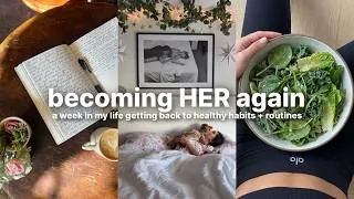 Thumbnail: vlog: week in my life building routines, solo dates, working out, + cooking at home