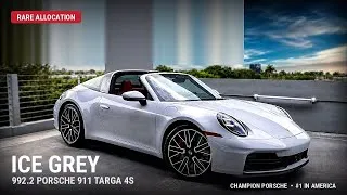 Thumbnail: NEW Ice Grey 2026 Porsche 911 Targa 4S | Walk Around | 