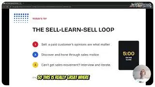 Thumbnail: Daily Power Up for Solo Founders: Sell-Learn-Sell Loop (THEN build!)