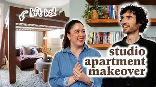 Thumbnail: *EXTREME* 100 Sq Ft Studio Apartment Makeover! | French Cottage Style