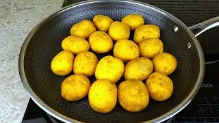 Thumbnail: Healthy, crispy, easy and very tasty fried potatoes recipe!