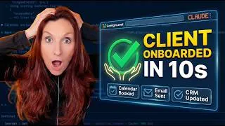 Thumbnail: Watch Claude Code Onboard a Client in 10 Seconds (GHL)