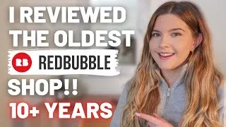 Thumbnail: Redbubble Shop Reviews #14 | How to Setup Your Redbubble Shop for Sales | Print on Demand Tips
