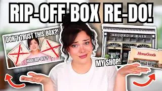 Thumbnail: RIP-OFF BOX RE-DO | Re-Create the Rip-Off at My Shop & HomeGoods!