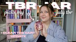 Thumbnail: TBR jar prompts choose my July reads + clear the cart update!! 🌴🫙📖