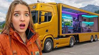 Thumbnail: We Turned a Moving Truck Into a Challenge | Alexa Rivera