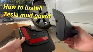 Thumbnail: How to install the $40 Official Tesla Mud Flaps and Splash Guards for my Model 3 LR.