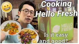 Thumbnail: Cooking Hello Fresh meals 🍋 ! Watch it before ordering it. Is it easy and good? Find it out! 😋