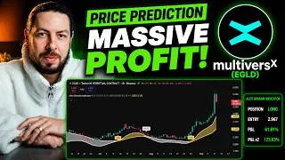 Thumbnail: MultiversX $EGLD is a $50 Token - $EGLD Price Prediction