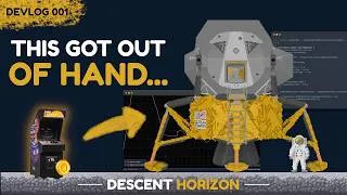 Thumbnail: My Lunar Lander Clone Became a C++ Game Engine | Devlog 001 [Descent Horizon]