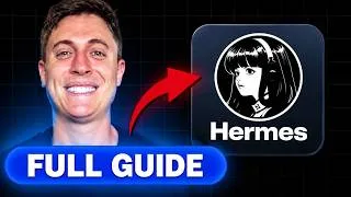 Thumbnail: 100 hours of Hermes Agent lessons in 19 minutes
