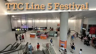 Thumbnail: Toronto TTC Line 5 Eglinton LRT Festival at Cedarvale Station 8/29/2026