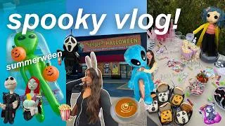 Thumbnail: SPOOKY VLOG 🎃🎡🔮: summerween, halloween shopping, amusement park & cozy rainy nights