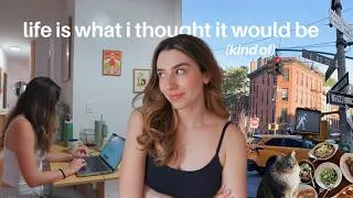 Thumbnail: a realistic week in my life living in nyc at 29 🚕✨