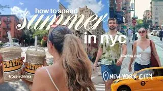 Thumbnail: trying to beat (and romanticize) the hottest day of summer in NYC 🍦🚕