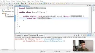 Thumbnail: Throw And Throws In Java Tutorial #48