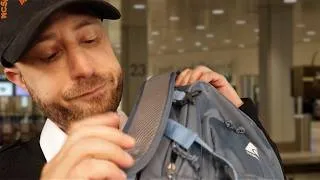 Thumbnail: ASMR TSA Pat-Down Screening With Bag Check