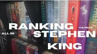Thumbnail: Ranking All 30 Stephen King Books I've Read!! | Alex's Books | #booktok #booktubetbr #stephenking