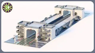 Thumbnail: I built HUGE (17000+ bricks) Custom LEGO City Train Station MOC Speed Build Animation