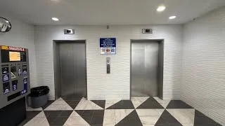 Thumbnail: Epic Fujitec? Traction Elevators at Parking Garage - Windsor, ON