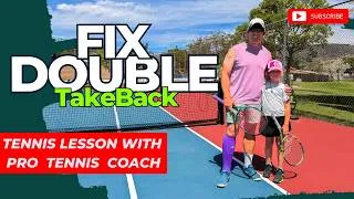 Thumbnail: How to Fix a Double Takeback in Tennis | Coach Vas Lesson