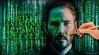 Thumbnail: Keanu Reeves drawing | Painting Neo | Matrix Resurrections|