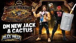 Thumbnail: WWE Mattel Defining Moments Ringside Collectibles ECW New Jack & Cactus Jack!