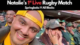 Thumbnail: Natalie and I went to the Springboks vs. All Blacks game in Cape Town. Her first live rugby match.