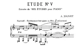 Thumbnail: André Jolivet: Étude No. 5 (from "6 Études")