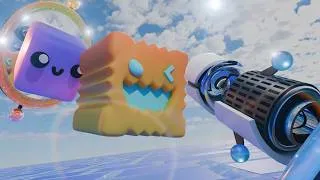 Thumbnail: If Geometry Dash had a Portal Gun