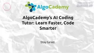 Thumbnail: AlgoCademy’s AI Coding Tutor: Learn Faster, Code Smarter