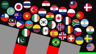 Thumbnail: 60 Countries Marble Race