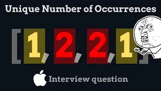 Thumbnail: Unique Number of Occurrences - Leetcode 1207