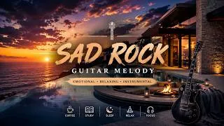Thumbnail: Sad Rock Guitar Melody 🌅 Emotional Instrumental Rock for Relaxing, Study & Peaceful Evenings