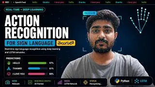 Thumbnail: Tutorial-68 : Action recognition for sign language | LSTM's | Telugu | Deep Learning