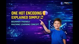Thumbnail: One Hot Encoding Explained Simply 🧠  Beginner Friendly Machine Learning Concept