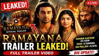 Thumbnail: Ramayana Trailer Leaked? Ranbir Kapoor & Yash's Epic Look Goes Viral!