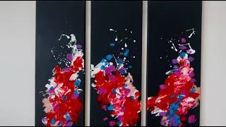 Thumbnail: This is what you can do with kitchen Spatula. Amazing Interior Abstract Art Idea. #abstractpainting 