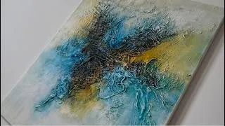 Thumbnail: Fantastic Texture idea for a large canvas. Interior Abstract  Art. Textured Art #abstractpainting