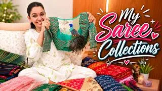 Thumbnail: || എൻ്റെ Saree Collections.. 😍😊|| My Exclusive Saree Collections ||