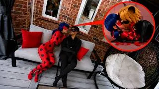 Thumbnail: THE MIRACULOUS LADY BUG AND CAT NOIR GO ON A DATE IN REAL LIFE! (WILL THEY KISS?)