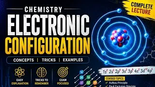 Thumbnail: Electronic Configuration Tricks & Shortcuts | Chemistry Lecture in Urdu/Hindi