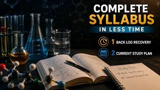 Thumbnail: Complete Chemistry Syllabus in Less Time | Backlog Recovery + Current Study Plan