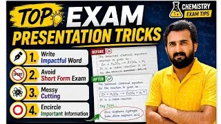 Thumbnail: Top Exam Presentation Tricks | Chemistry Paper Presentation Tips | Score More Marks in Exams